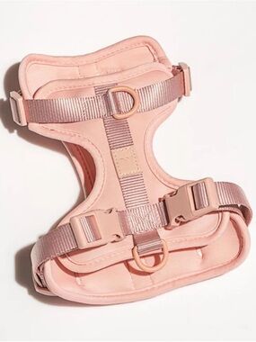 Wild One Medium Blush Pink Dog Harness